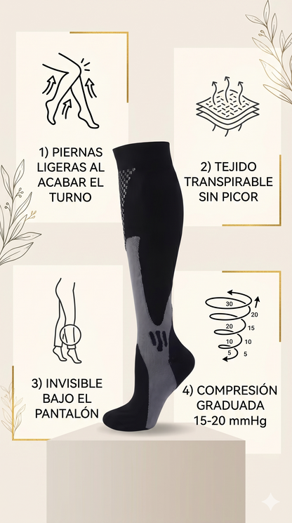 PiernaVita Slim — Medias de Compresión para Piernas Cansadas